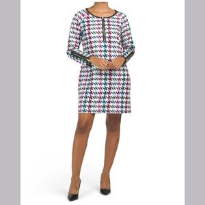 Tracy Negoshian Printed Ponte Penelope Dress